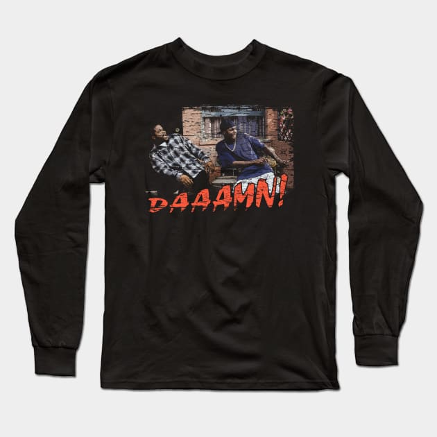 Daaamn! From FRIDAY - weathered board distressed Long Sleeve T-Shirt by MonkeyKing